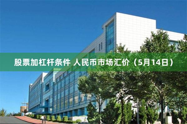 股票加杠杆条件 人民币市场汇价（5月14日）