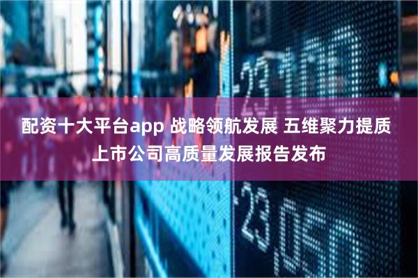 配资十大平台app 战略领航发展 五维聚力提质 上市公司高质量发展报告发布